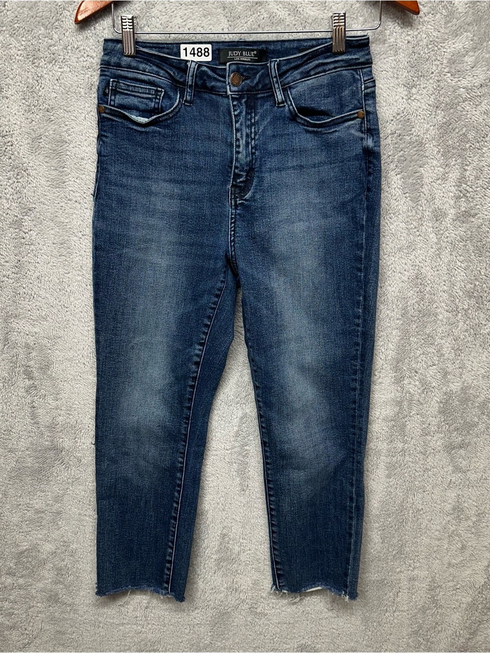 Judy Blue Dark Blue Cropped Skinny Jeans